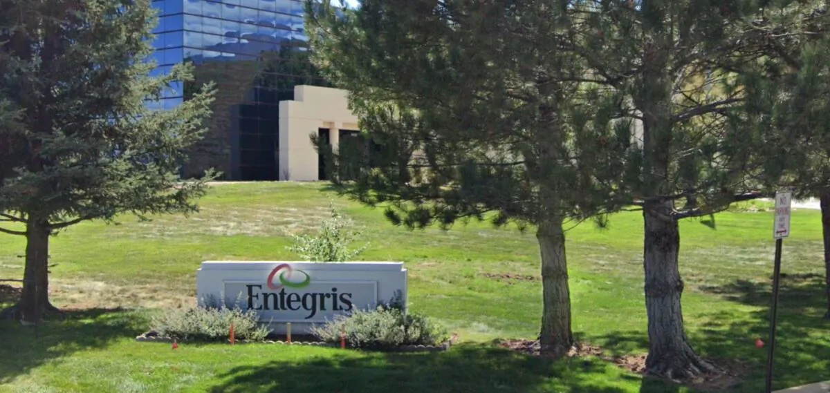Headquarter of American provider of products and systems company Entegris in Colorado Springs, Colo., in September 2019. (Google Maps/Screenshot via The Epoch Times)