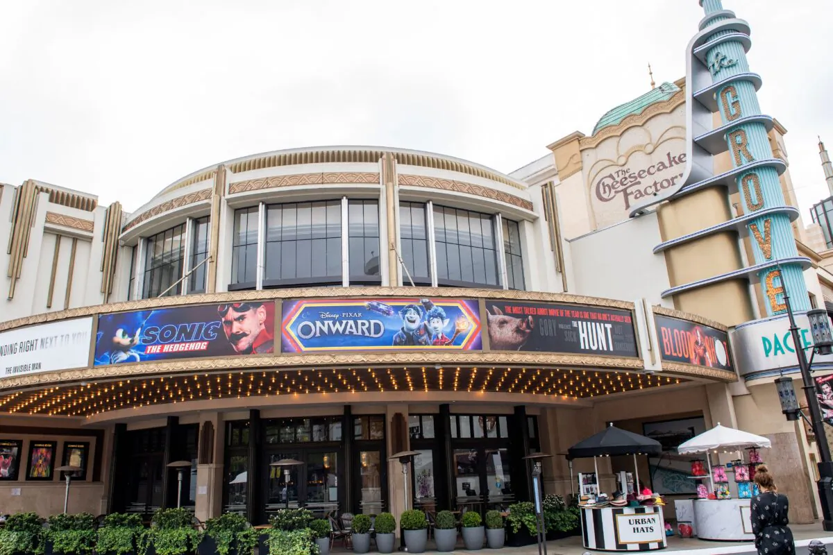 View of the Pacific Theater at The Grove on April 13, 2021, in Los Angeles. (Valerie Macon/AFP via Getty Images)