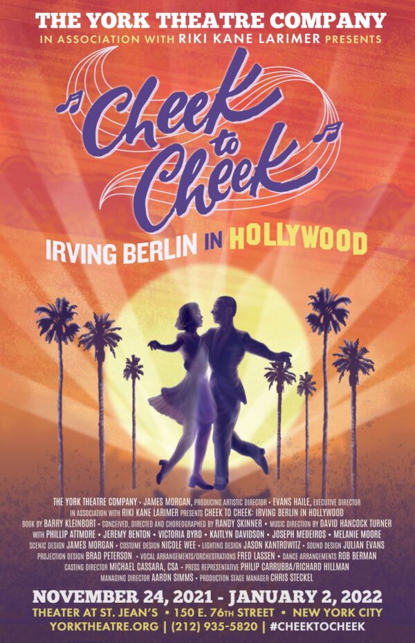 Poster "Cheek to Cheek: Irving Berlin in Hollywood" (Richard Hillman Public Relations)