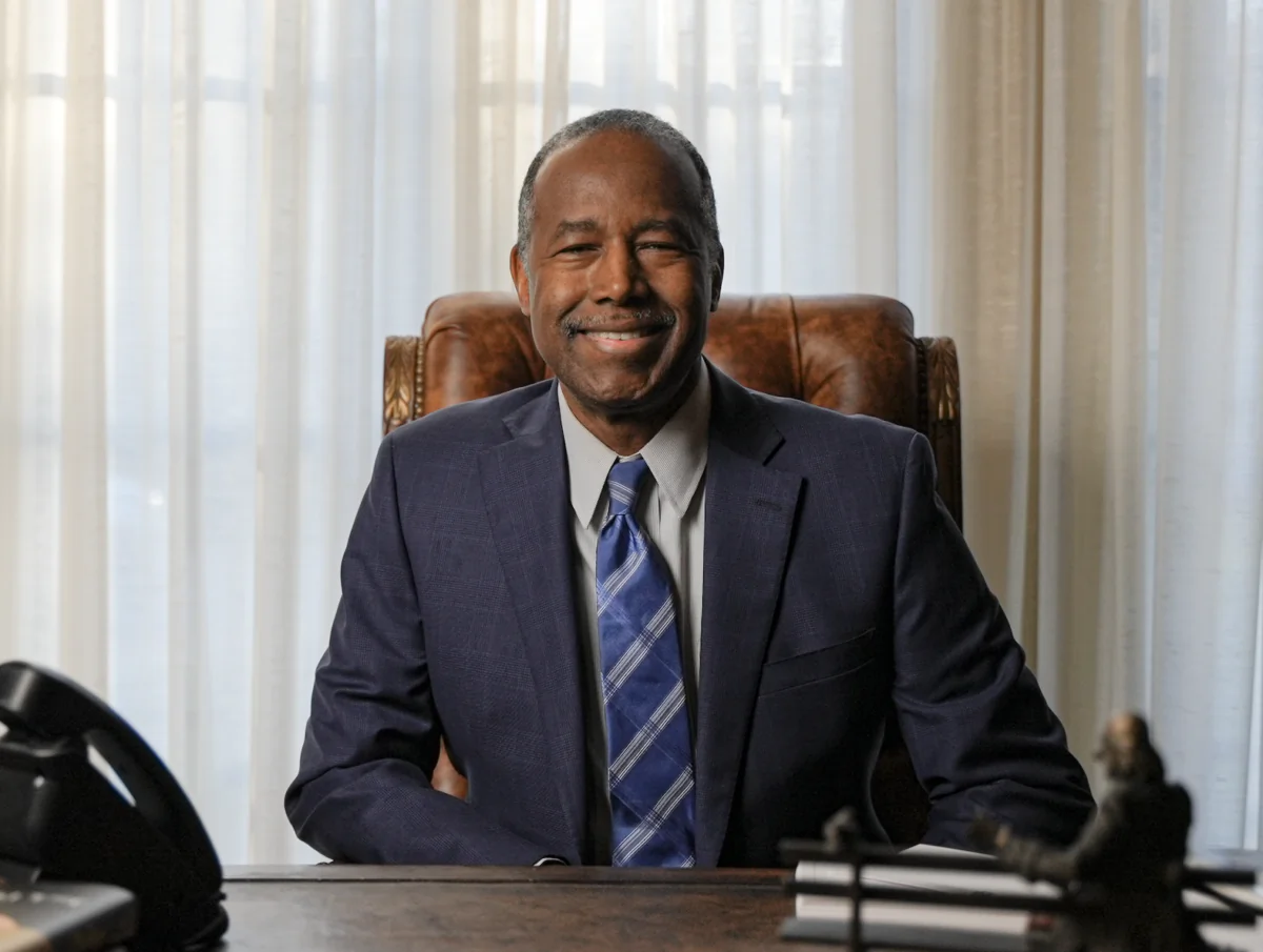 Dr. Ben Carson, former U.S. Secretary of Housing and Urban Development, in Virginia on Dec. 7, 2021. (York Du/The Epoch Times)
