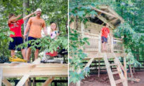 Dad Stuck at Home During COVID Builds Tree Fort for Kids—Then It Turns Into State-Wide Business