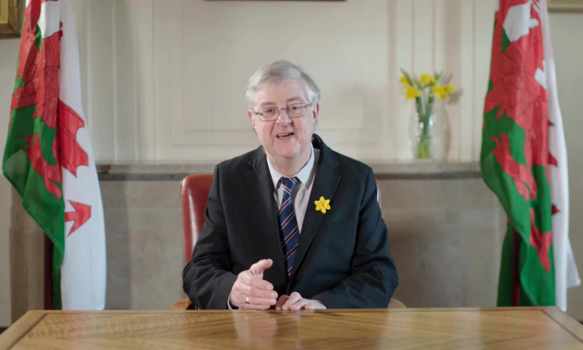 Undated handout photo of Wales's First Minister Mark Drakeford. (Welsh government/PA)