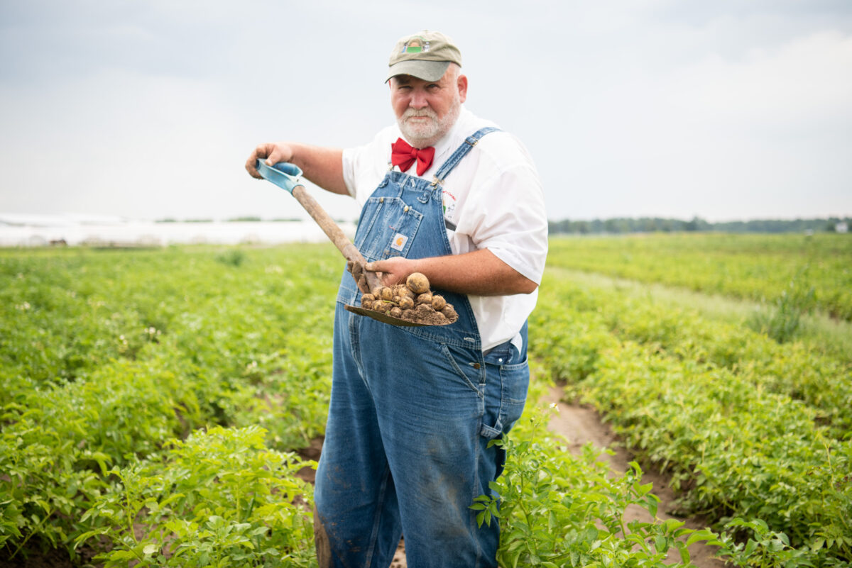 Farmer Lee Jones's passion for excellence has caught the attention of the world’s top chefs. He grows not only for flavor, but also for health—including the planet’s.
 (Courtesy of The Chef's Garden)