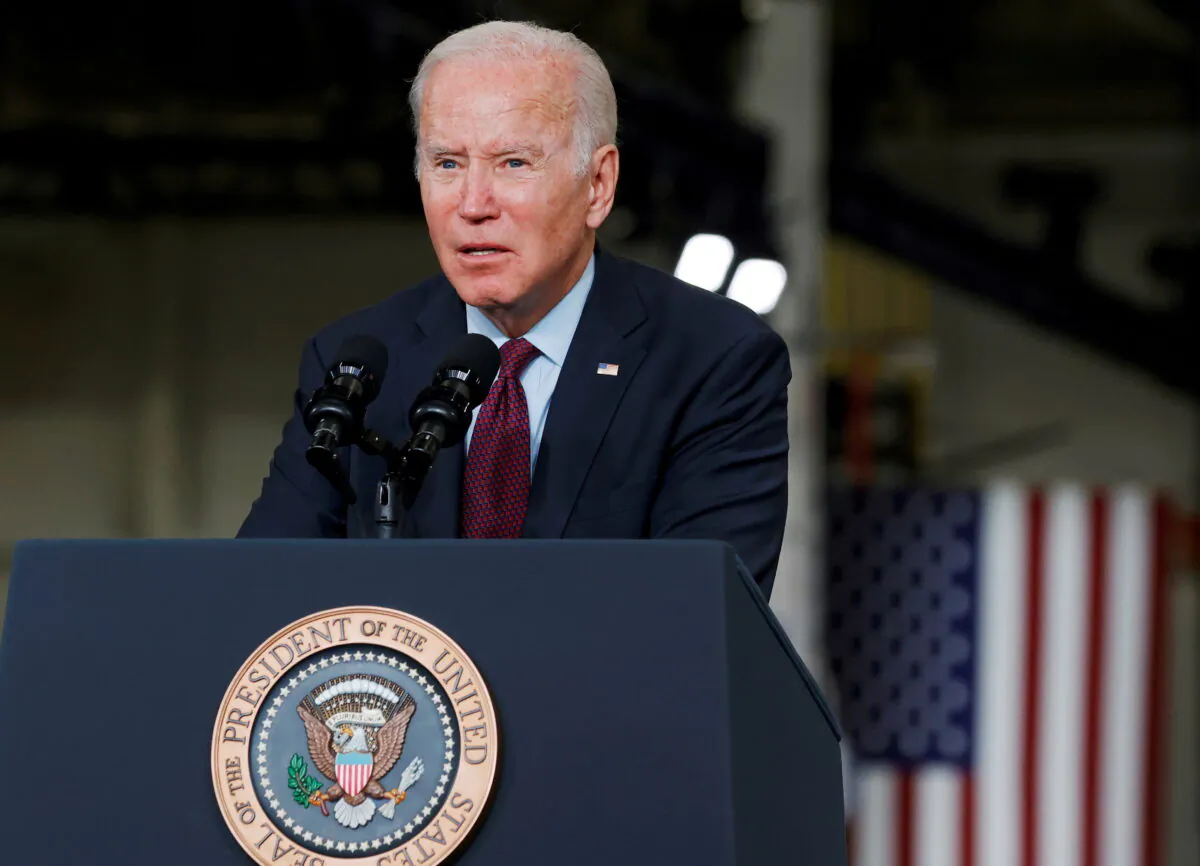 President Joe Biden in Detroit, Mich., on Nov. 17, 2021. (Jonathan Ernst/Reuters)