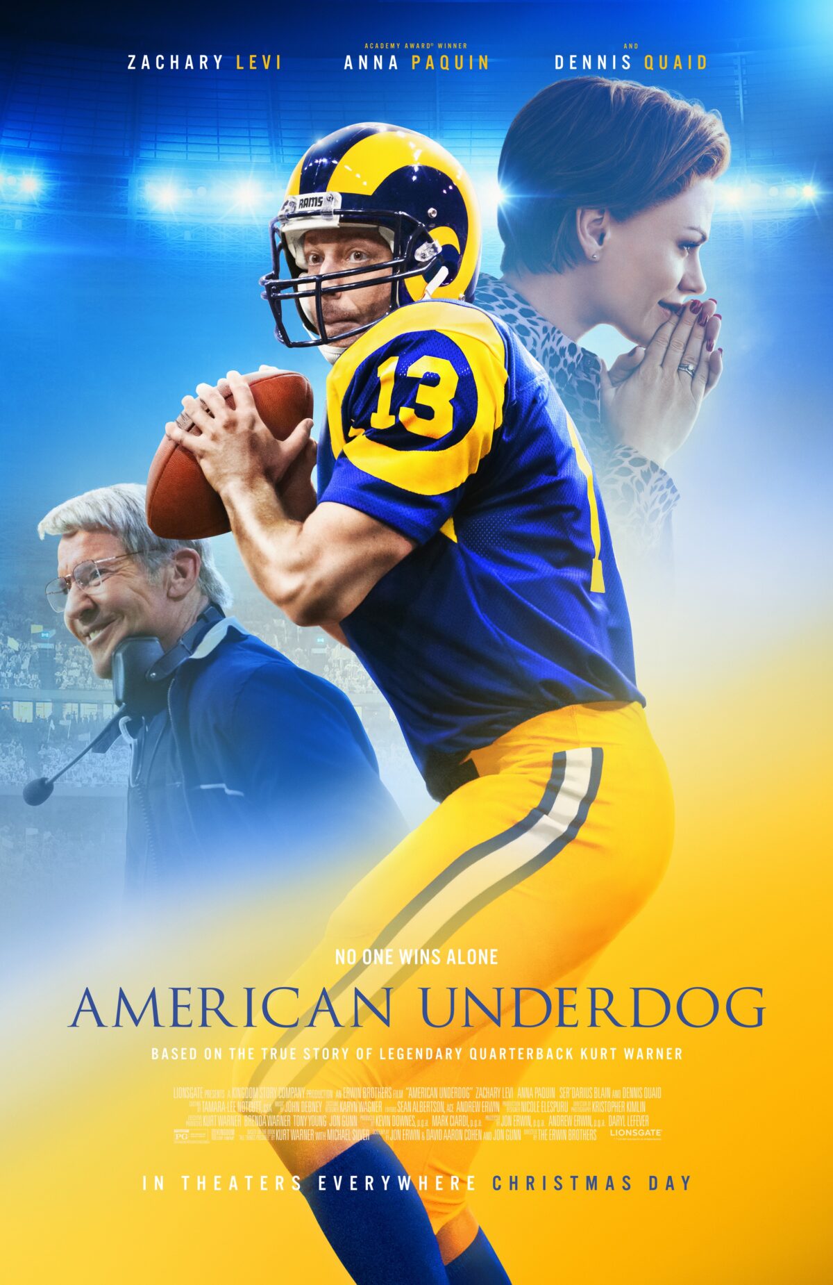 Movie poster for "American Underdog"