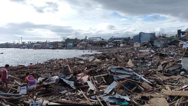 Typhoon iin Philippines
