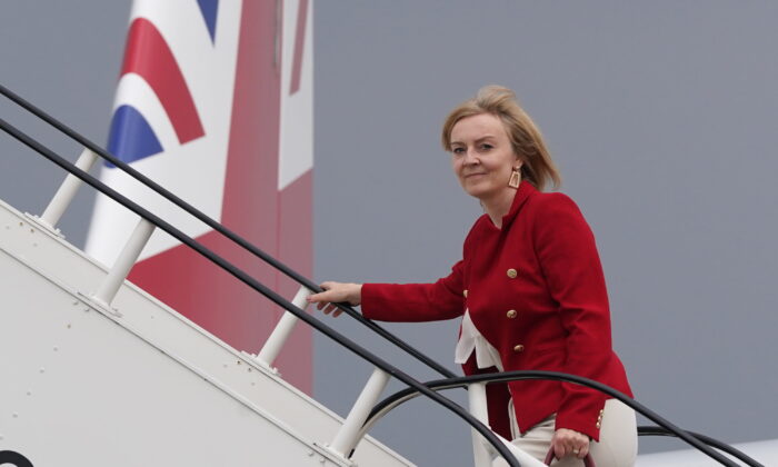 UK Foreign Secretary Liz Truss in an undated file photo. (Stefan Rousseau/PA)