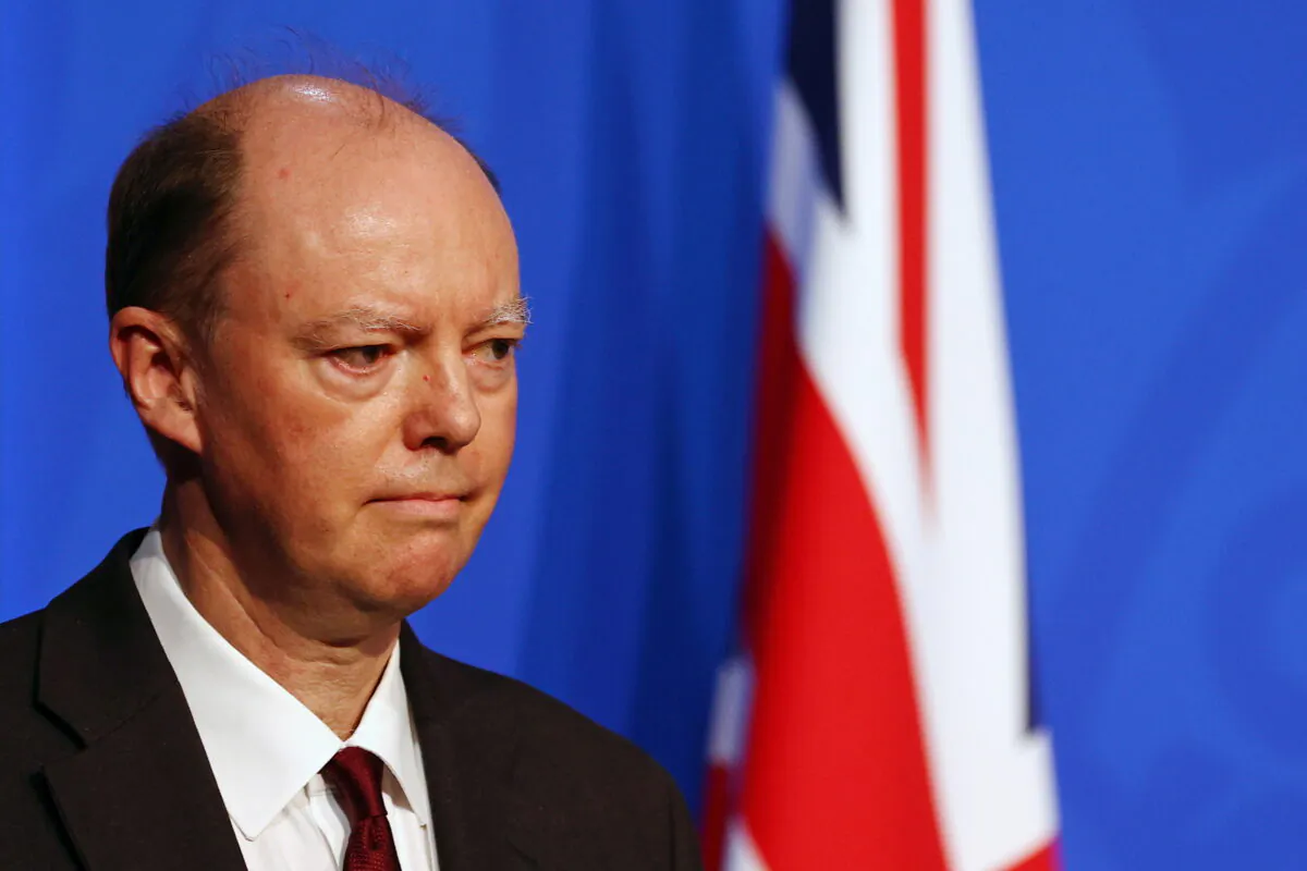 Chief medical officer for England Professor Chris Whitty is due to brief the Prime Minister. (Adrian Dennis/PA)