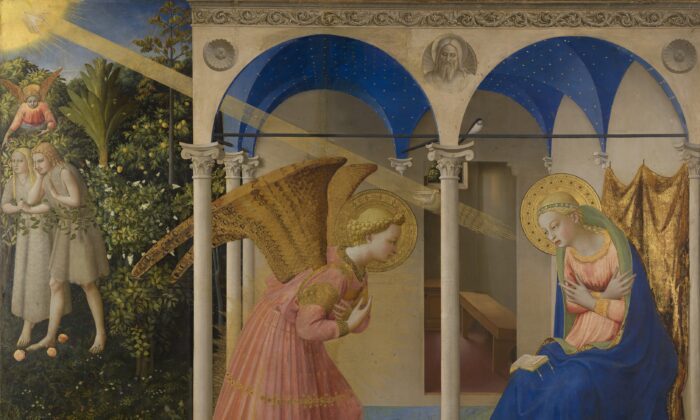 “ Annunciation” (between 1430 and 1432) by Fra Angelico. Museo del Prado. (Public Domain)