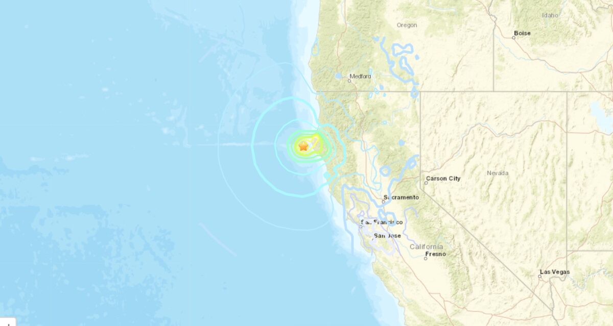 Magnitude 6.2 Earthquake Strikes Offshore Northern