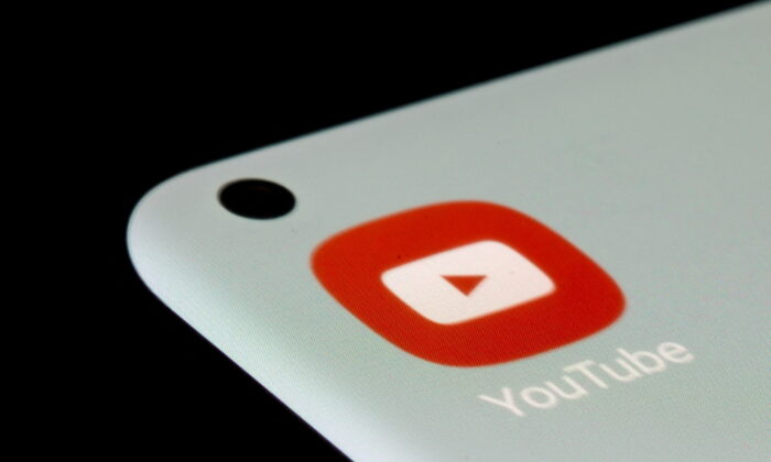 YouTube app on a smartphone in this illustration taken on July 13, 2021. (Dado Ruvic/Illustration/Reuters)