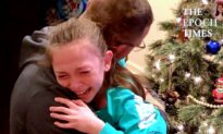9-Year-Old Unboxes Her Marine Brother in Emotional Holiday Surprise
