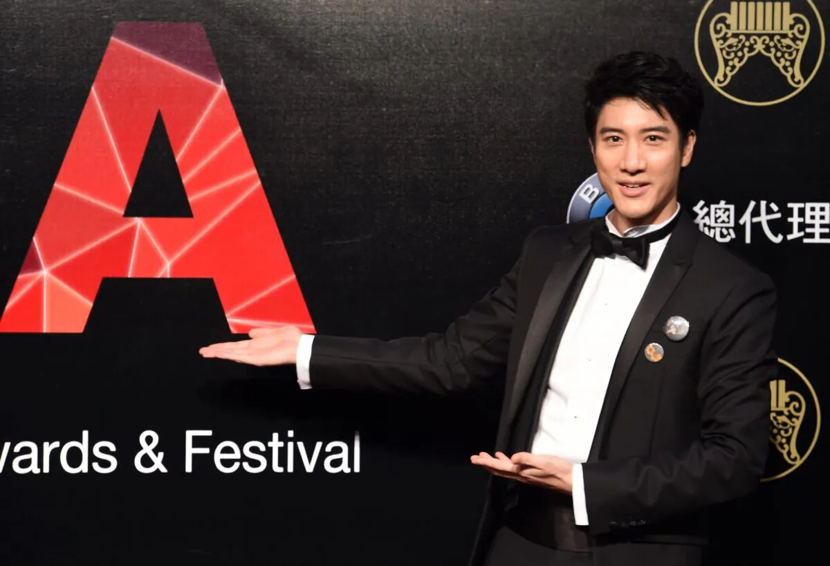 U.S.-born singer Wang Leehom arrives at the 26th Golden Melody Awards in Taipei, Taiwan, on June 27, 2015. (SAM YEH/AFP via Getty Images)