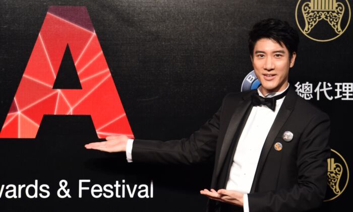U.S.-born singer Wang Leehom arrives at the 26th Golden Melody Awards in Taipei, Taiwan, on June 27, 2015. (SAM YEH/AFP via Getty Images)