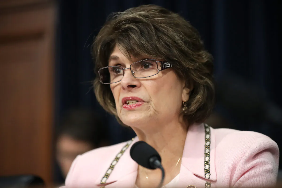 The House Appropriations Committee's Homeland Security Subcommittee Chair Lucille Roybal-Allard (D-Calif.) in the Rayburn House Office Building on Capitol Hill in Washington, D.C., on July 25, 2019. (Chip Somodevilla/Getty Images)