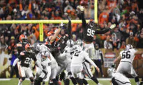 Raiders Edge Depleted Browns on Last Second Field-Goal 16–14