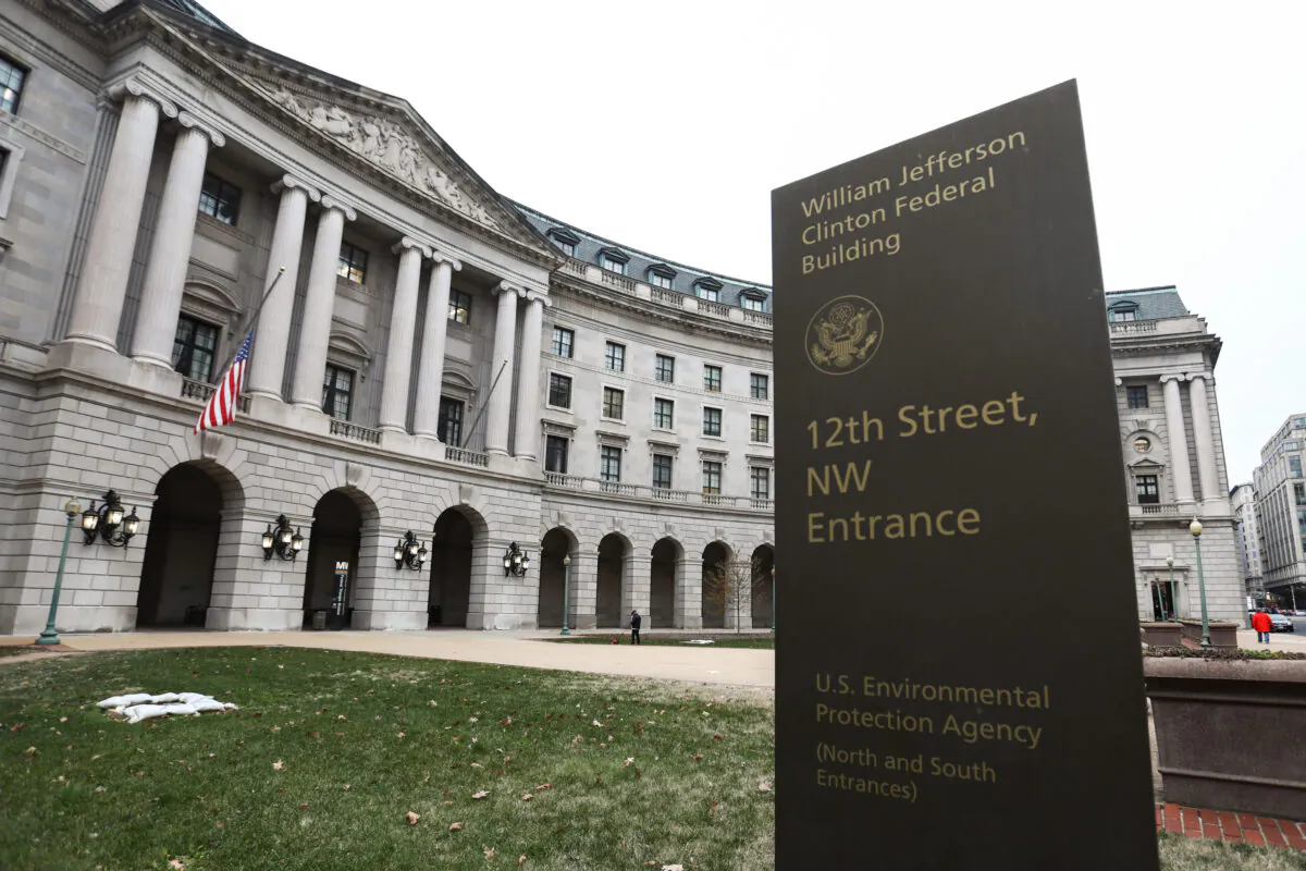 The Environmental Protection Agency in Washington on Dec. 12, 2018. (Samira Bouaou/The Epoch Times)