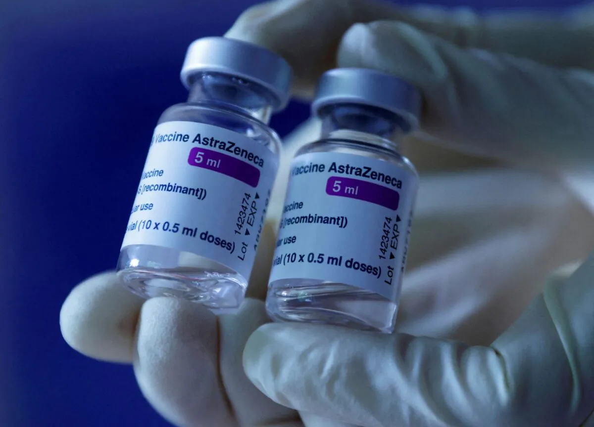 A doctor shows vials of AstraZeneca's COVID-19 vaccine in his general practice facility, as the spread of the coronavirus disease (COVID-19) continues, in Vienna, Austria, on (Leonhard Foeger/Reuters)