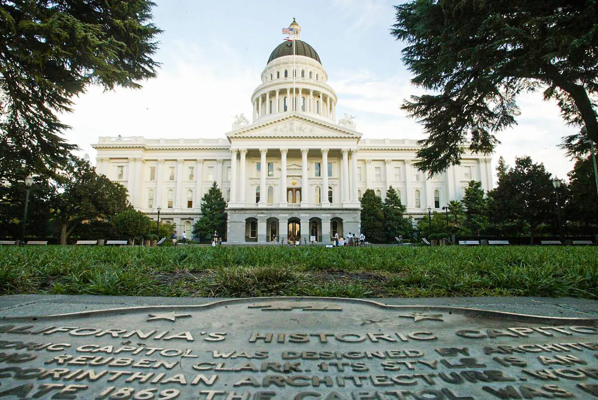 The State Capitol building in Sacramento, Calif., on Oct. 22, 2003. (Robyn Beck/AFP/Getty Images)