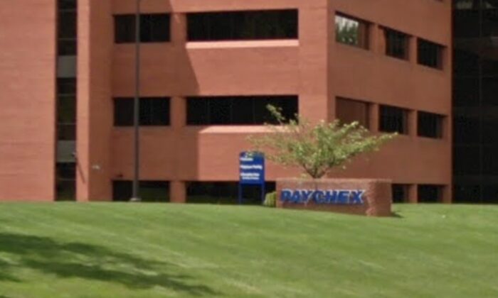 Paychex Corporate Headquarters in Rochester, N.Y., in June 2017. (Google Maps/Screenshot via The Epoch Times)