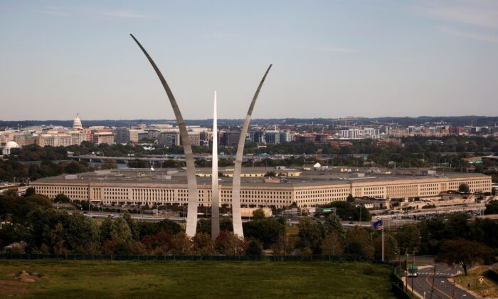 The Pentagon building is seen in Arlington, Va., on Oct. 9, 2020. (Carlos Barria/Reuters)