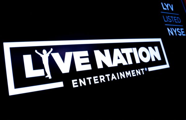 The logo of Live Nation Entertainment