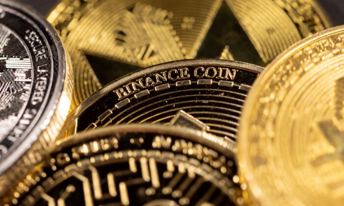 Photo showing a representation of the cryptocurrency Binance Coin. The illustration was taken on Nov. 29, 2021. (Dado Ruvic/Reuters)