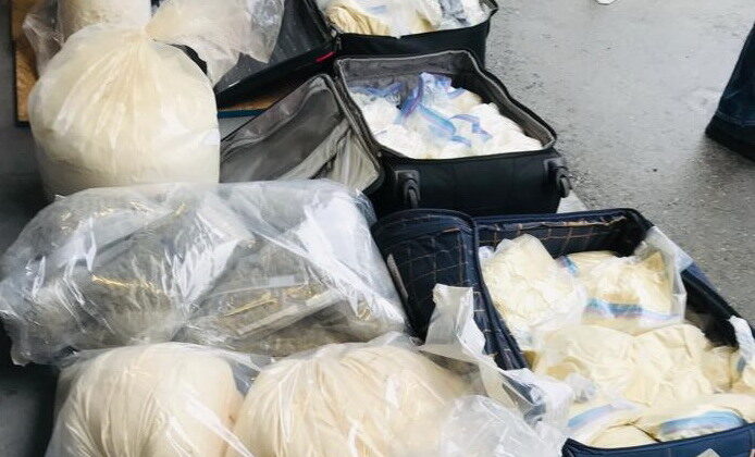 Bags of synthetic drugs seized by the Richmond RCMP during the course of an eight-month investigation. Six individuals have been charged with a variety of offences. (Richmond RCMP Organized Crime Unit)