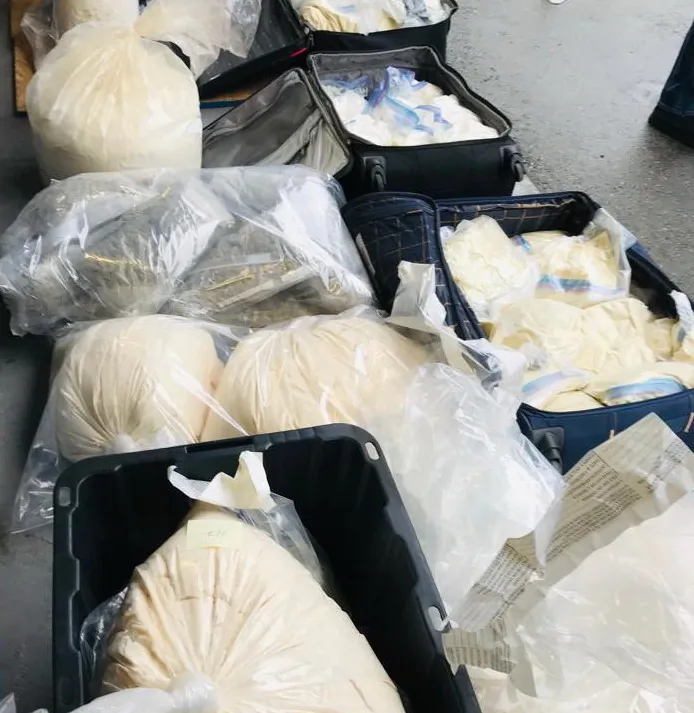 Bags of synthetic drugs seized by the Richmond RCMP during the course of an eight-month investigation. Six individuals have been charged with a variety of offences. (Richmond RCMP Organized Crime Unit)