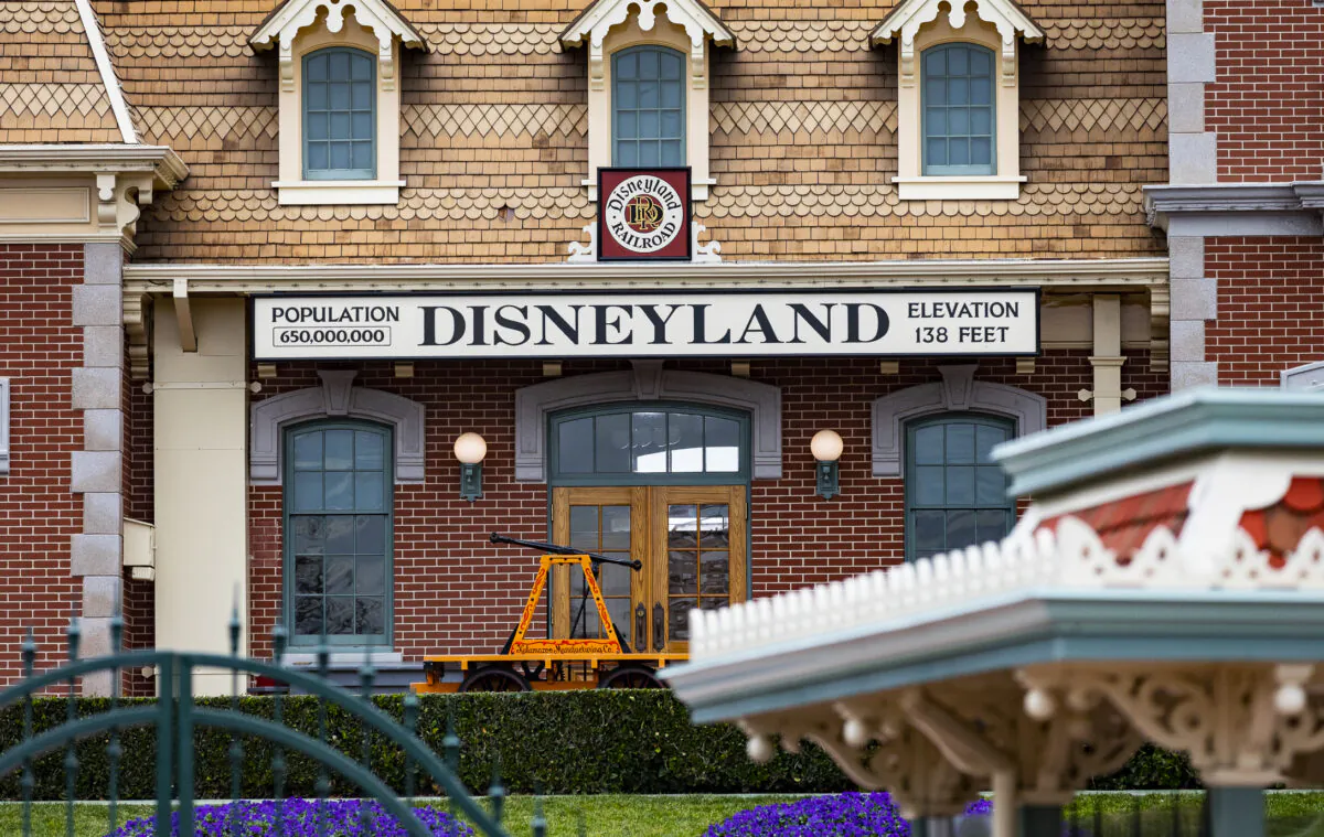 Disneyland in Anaheim, Calif., on Feb. 21, 2021. (John Fredricks/The Epoch Times)