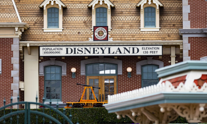Disneyland in Anaheim, Calif., on Feb. 21, 2021. (John Fredricks/The Epoch Times)