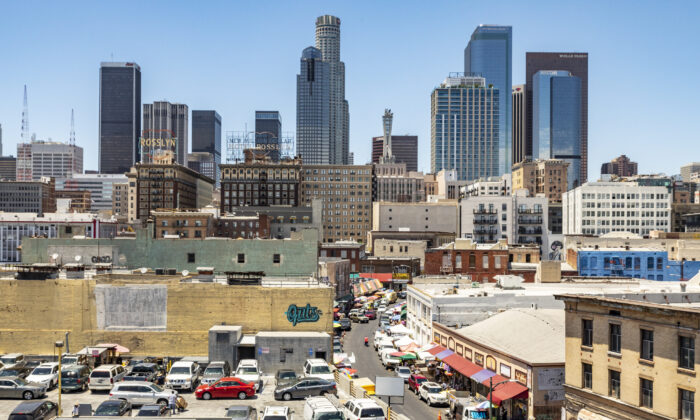 The City of Los Angeles, Calif., on June 9, 2021. (John Fredricks/The Epoch Times)