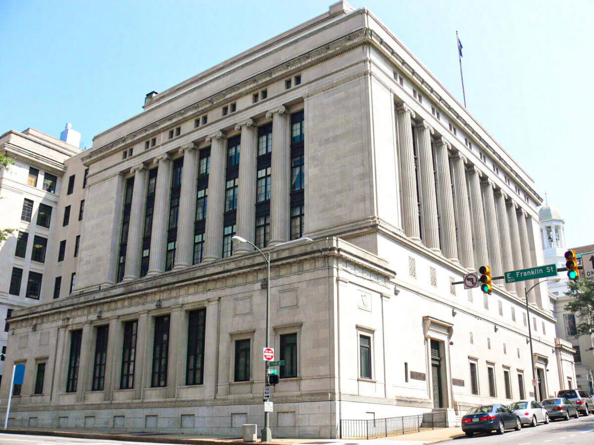 The Supreme Court of Virginia Building in Richmond, Va., on July 10, 2011. (Morgan Riley via Wikimedia Commons/GFDL)