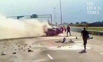 Trucker Rescues Family After Crash and Explosion on Interstate
