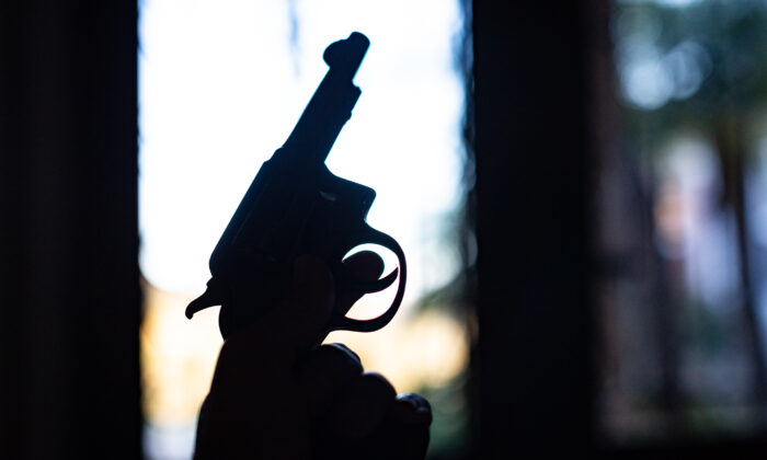 A 32 caliber handgun in Temecula, Calif., on March 27, 2021. (John Fredricks/The Epoch Times)