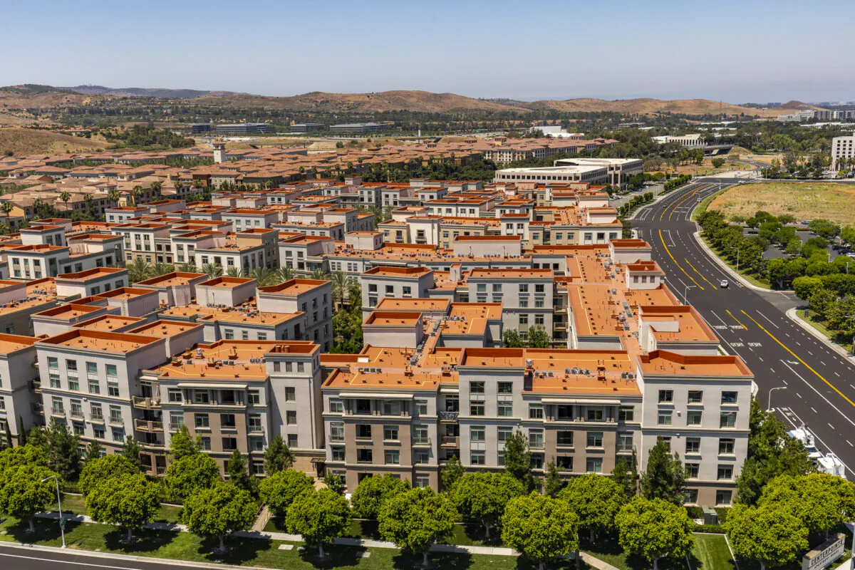 Housing complexes in Irvine, Calif., on June 26, 2020. (John Fredricks/The Epoch Times)