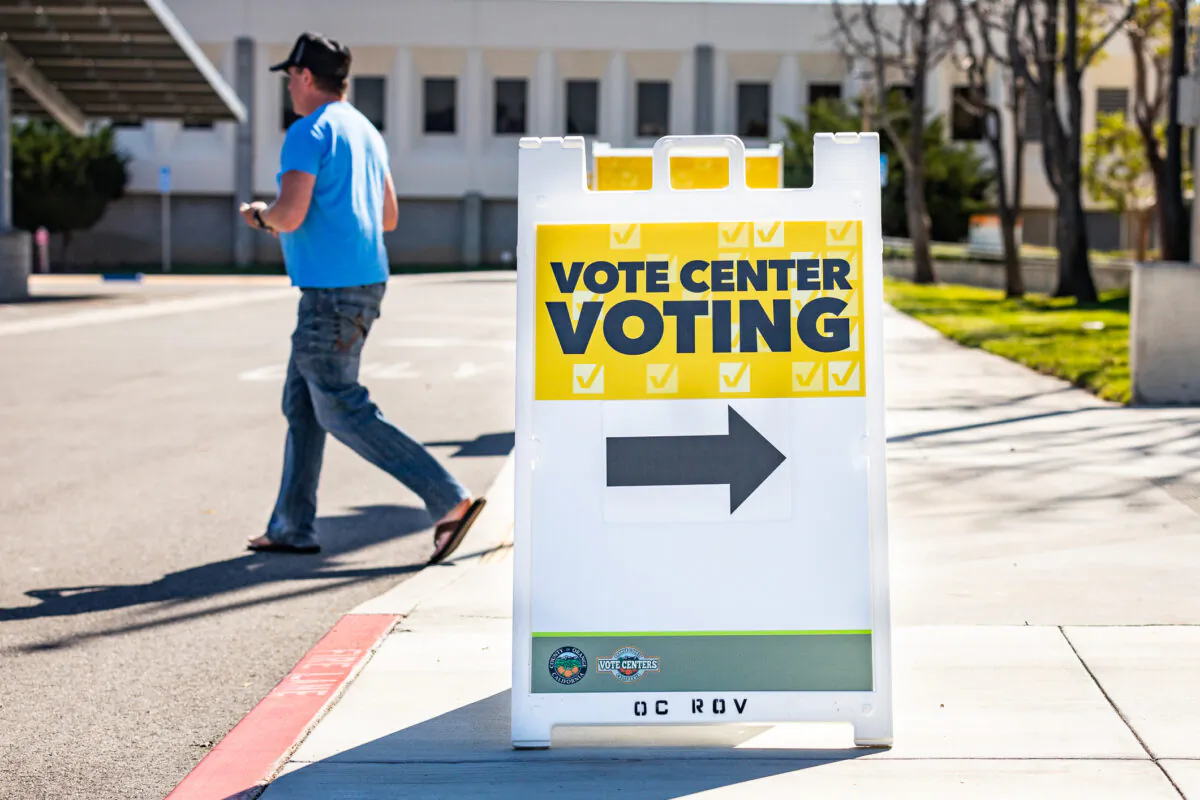 The Orange County Registrar of Voters in Santa Ana, Calif., on March 5, 2021. (John Fredricks/The Epoch Times)