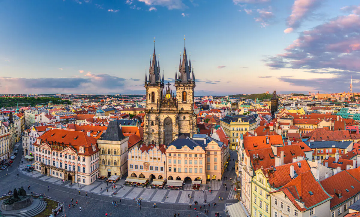 The Gothic Church of Our Lady before Tyn overlooks Old Town Square in Prague. (Aliaksandr Antanovich/Shutterstock)