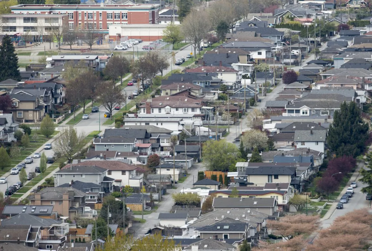 Homes are pictured in Vancouver, in a file photo. (The Canadian Press/Jonathan Hayward)