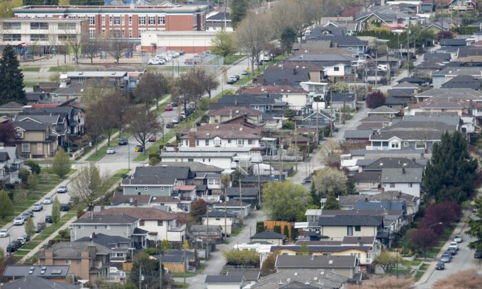 Homes are pictured in Vancouver, in a file photo. (The Canadian Press/Jonathan Hayward)