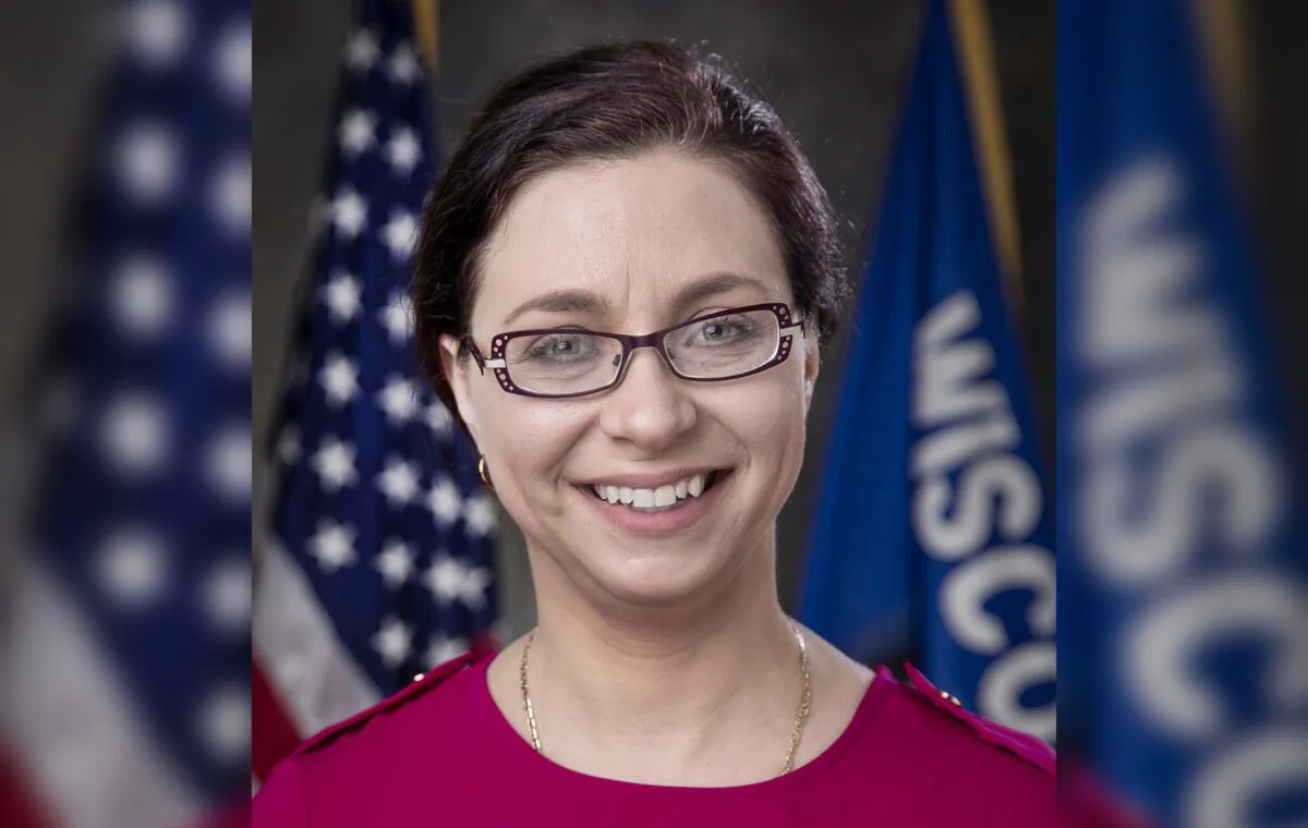 Wisconsin State Representative Rachael Cabral-Guevara (Republican) (official portrait, Wisconsin Assembly Republican Caucus, CC BY-SA 4.0)