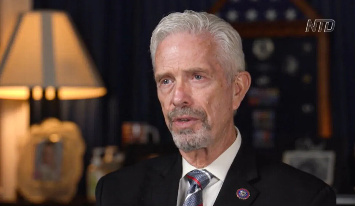 Rep. Bill Johnson (R-Ohio) speaks on NTD's "Capitol Report." (Screenshot/NTD)