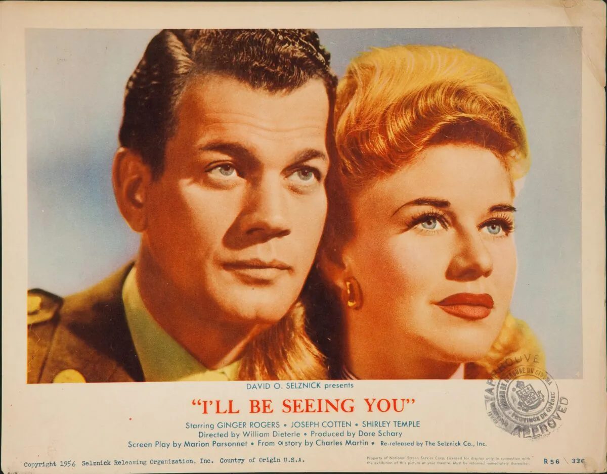 The 1944 hit "I'll Be Seeing You" focuses on looking beyond one's troubles to the future. (MovieStillsDB)