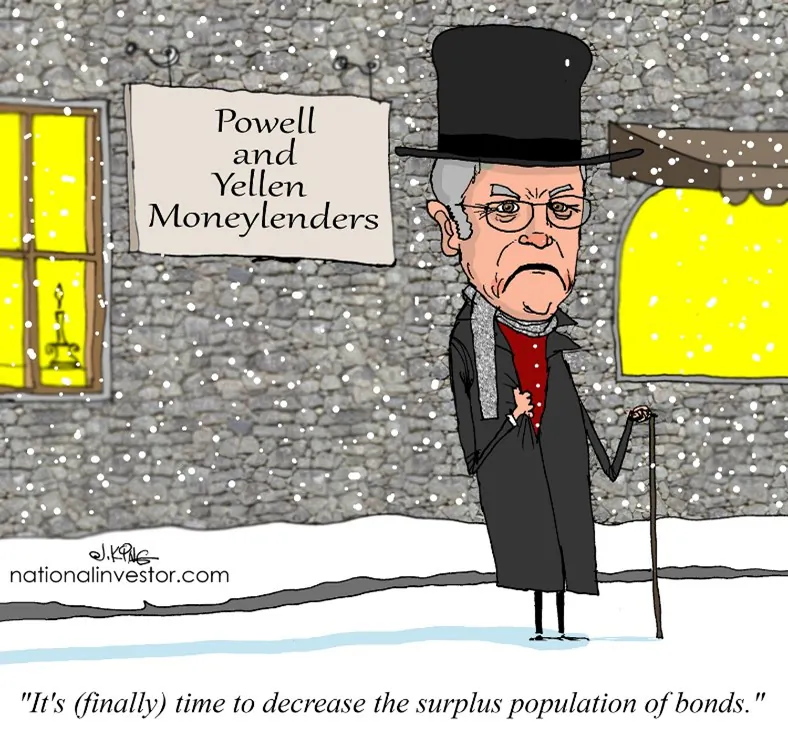 "Its (finally) time to decrease the surplus population of bonds."