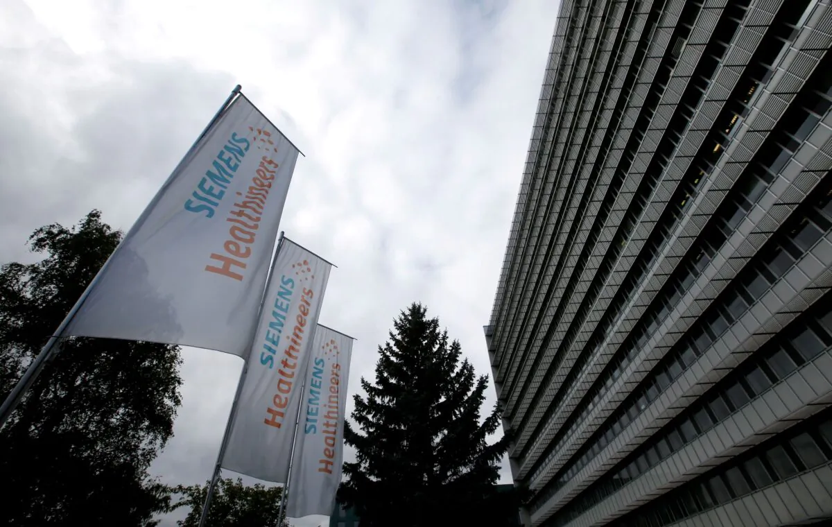 Siemens Healthineers headquarters is pictured in Erlangen near Nuremberg, Germany, on Oct. 7, 2016. (Michaela Rehle/Reuters)