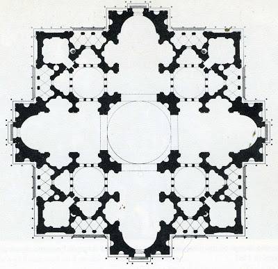 Bramante’s design of a Greek cross