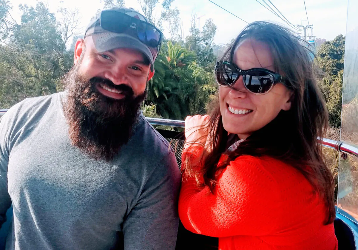 Aaron Babbitt with his wife Ashli, who was killed at the U.S. Capitol on Jan. 6, 2021. (Courtesy of Aaron Babbitt)