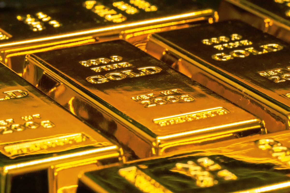 A stock photo of gold bars. (Jingming Pan/Unsplash)