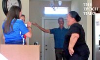 Surprise Mom With a Mysterious Box in Her Dining Room