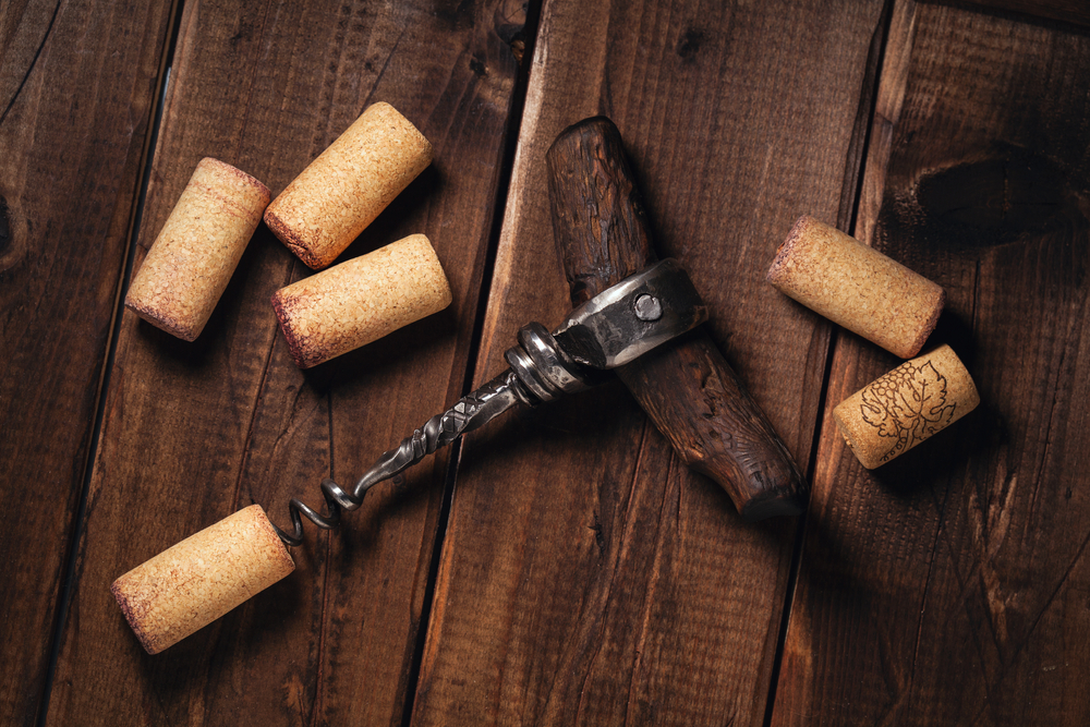 Most reputable wineries use branded corks. Very inexpensive wines often are sold with blank corks that have no brands. (Pavel_D/Shutterstock)